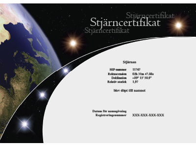 Stjärncertifikat