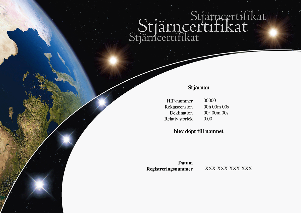 Stjärncertifikat